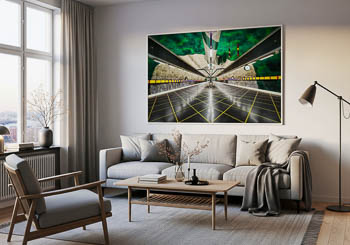 Wandbild | U-Bahn Station in Stockholm