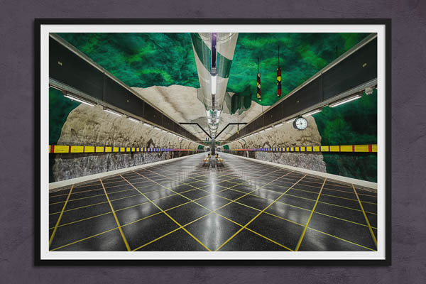 Fine Art Print | Metro station in Stockholm