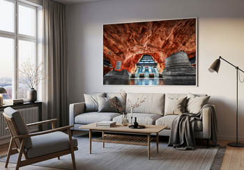 Wandbild | U-Bahn Station in Stockholm