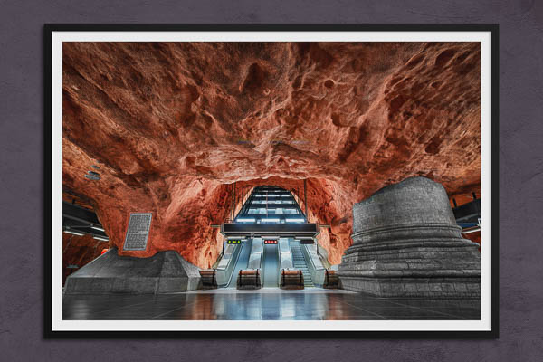 Poster / Kunstdruck | U-Bahn Station in Stockholm