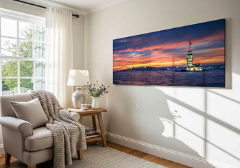 Wall Art | Sunset at the Maiden's Tower in Istanbul