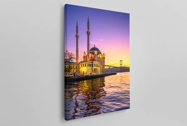 Leinwand | Ortakoy-Moschee in Istanbul bei Sonnenaufgang
