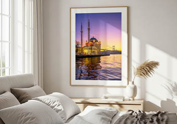 Wall Art | Ortakoy Mosque in Istanbul at sunrise