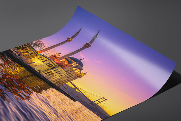 Fine Art Print | Ortakoy Mosque in Istanbul at sunrise