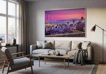 Wall Art | Sunrise above Instanbul