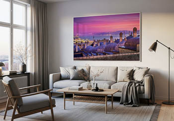 Wall Art | Sunrise above Instanbul