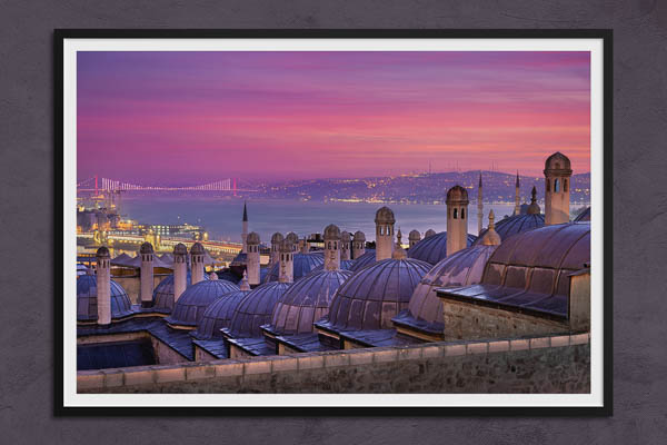 Fine Art Print | Sunrise above Instanbul