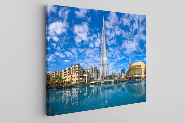 Leinwand | Dubai mit Burj Khalifa und Dubai Mall
