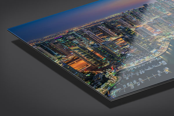 Acrylic Glass | Sunset in the Dubai Marina