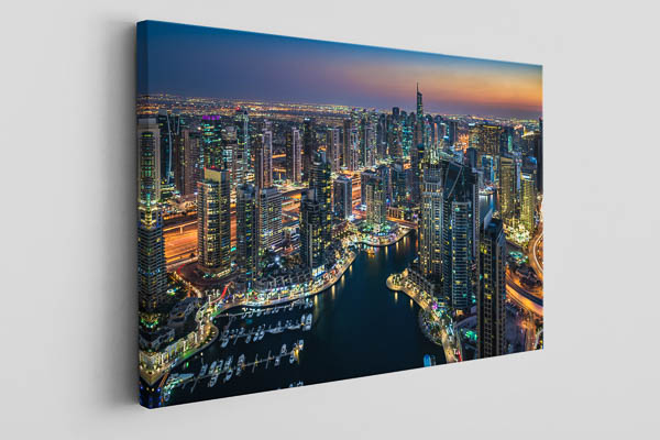 Canvas | Sunset in the Dubai Marina