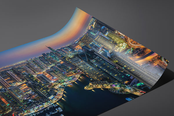 Fine Art Print | Sunset in the Dubai Marina