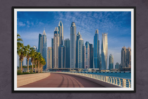 Fine Art Print | Towers of Dubai Marina