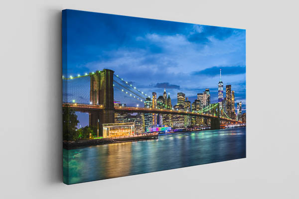 Leinwand | Manhattan und Brooklyn Bridge in New York