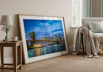 Wall Art | Manhattan and Brooklyn Bridge in New York