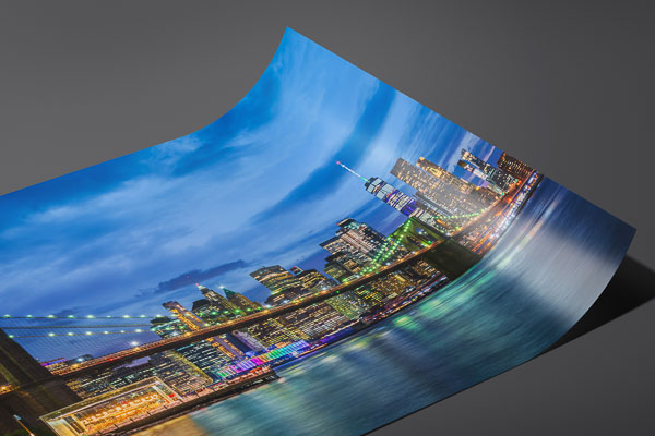 Kunstdruck / Poster | Manhattan und Brooklyn Bridge in New York