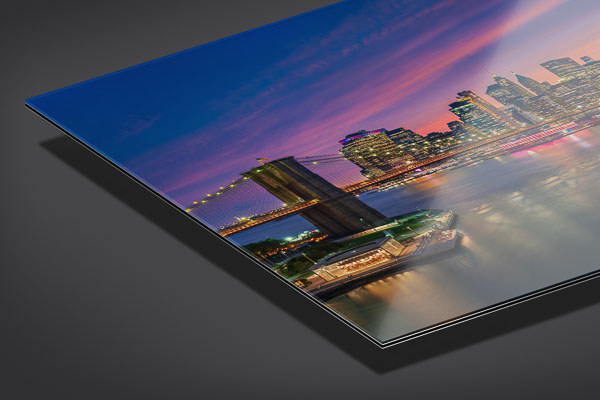 Acrylglas | Sonnenuntergang in Manhattan, New York