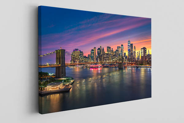 Leinwand | Sonnenuntergang in Manhattan, New York
