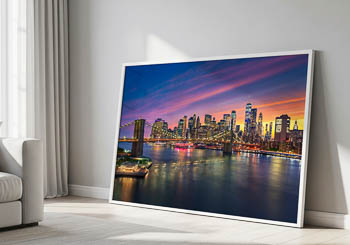 Wandbild | Sonnenuntergang in Manhattan, New York