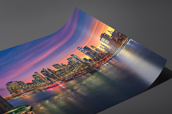 Kunstdruck / Poster | Sonnenuntergang in Manhattan, New York