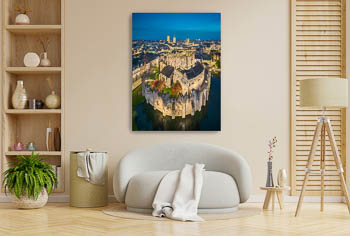 Wandbild | Schloss Gravensteen in Gent