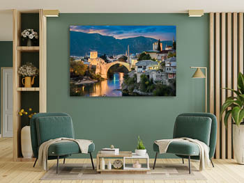 Wall Art | Sunset in Mostar