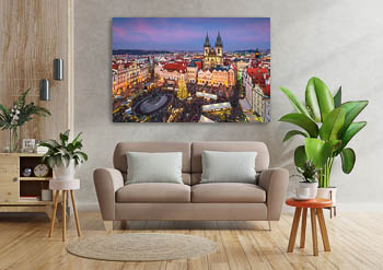 Wall Art | Christmas market in Prague