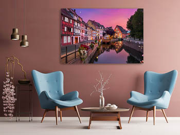 Wall Art | Sunset in the old town of Colmar