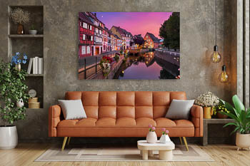 Wall Art | Sunset in the old town of Colmar