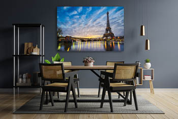 Wall Art | Sunrise at the Eiffel Tower in Paris