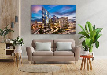 Wall Art | La Defense in Paris at night