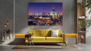 Wall Art | Night skyline of Paris
