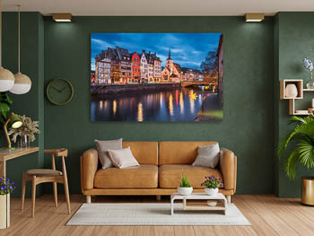 Wall Art | Strasbourg with Christmas decorations