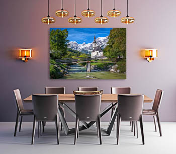 Wall Art | Church of Ramsau in Berchtesgadener Land