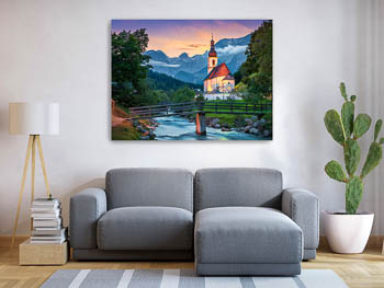 Wall Art | Church of Ramsau in Berchtesgadener Land