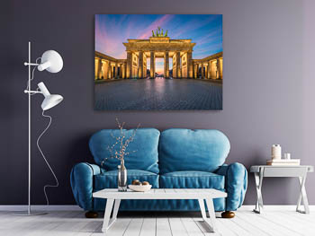 Wandbild | Brandenburger Tor in Berlin zum Sonnenuntergang