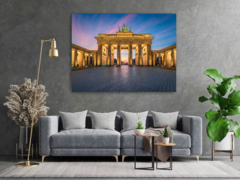 Wandbild | Brandenburger Tor in Berlin zum Sonnenuntergang