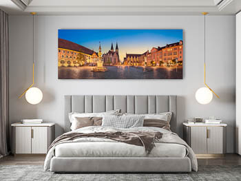 Wall Art | Panorama of Altstadtmarkt in Braunschweig