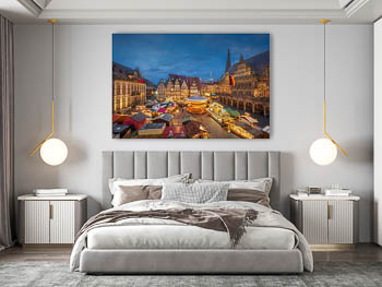 Wandbild | Weihnachtsmarkt in Bremen