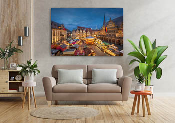 Wall Art | Christmas market in Bremen