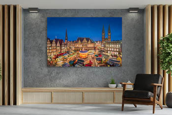 Wall Art | Christmas market in Bremen