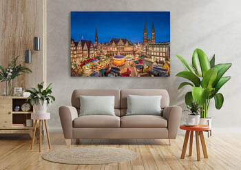 Wall Art | Christmas market in Bremen