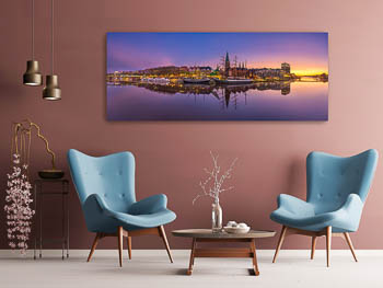 Wall Art | Panorama of Schlachte in Bremen