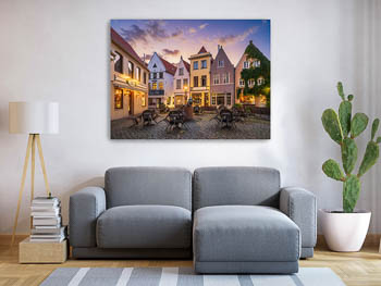 Wall Art | Sunrise in Schnoor, Bremen