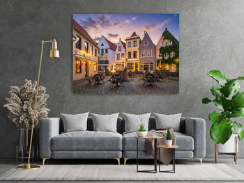 Wall Art | Sunrise in Schnoor, Bremen