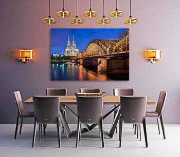 Wall Art | Cologne Cathedral at night