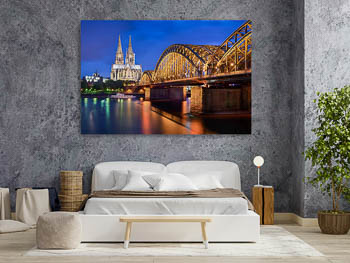 Wall Art | Cologne Cathedral at night