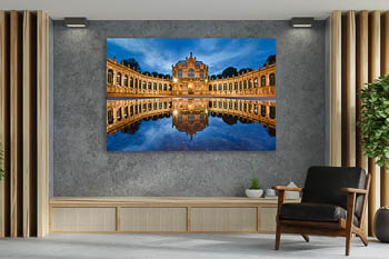 Wall Art | Zwinger in Dresden at night