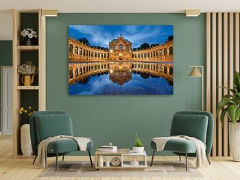 Wall Art | Zwinger in Dresden at night