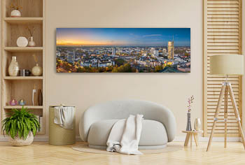 Wall Art | Night skyline of Essen