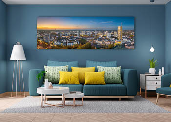 Wall Art | Night skyline of Essen